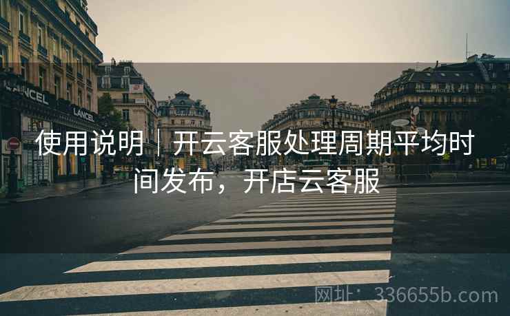 使用说明|开云客服处理周期平均时间发布,开店云客服