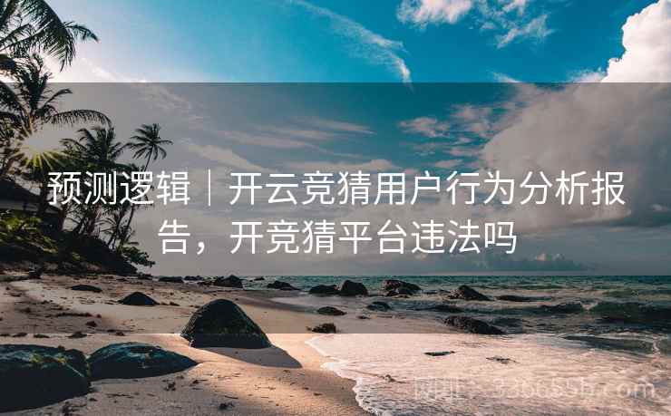 预测逻辑|开云竞猜用户行为分析报告,开竞猜平台违法吗